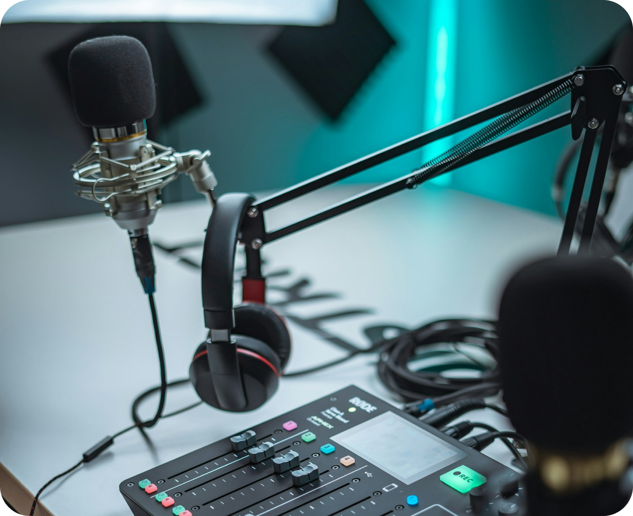 Custom voice technology mockup